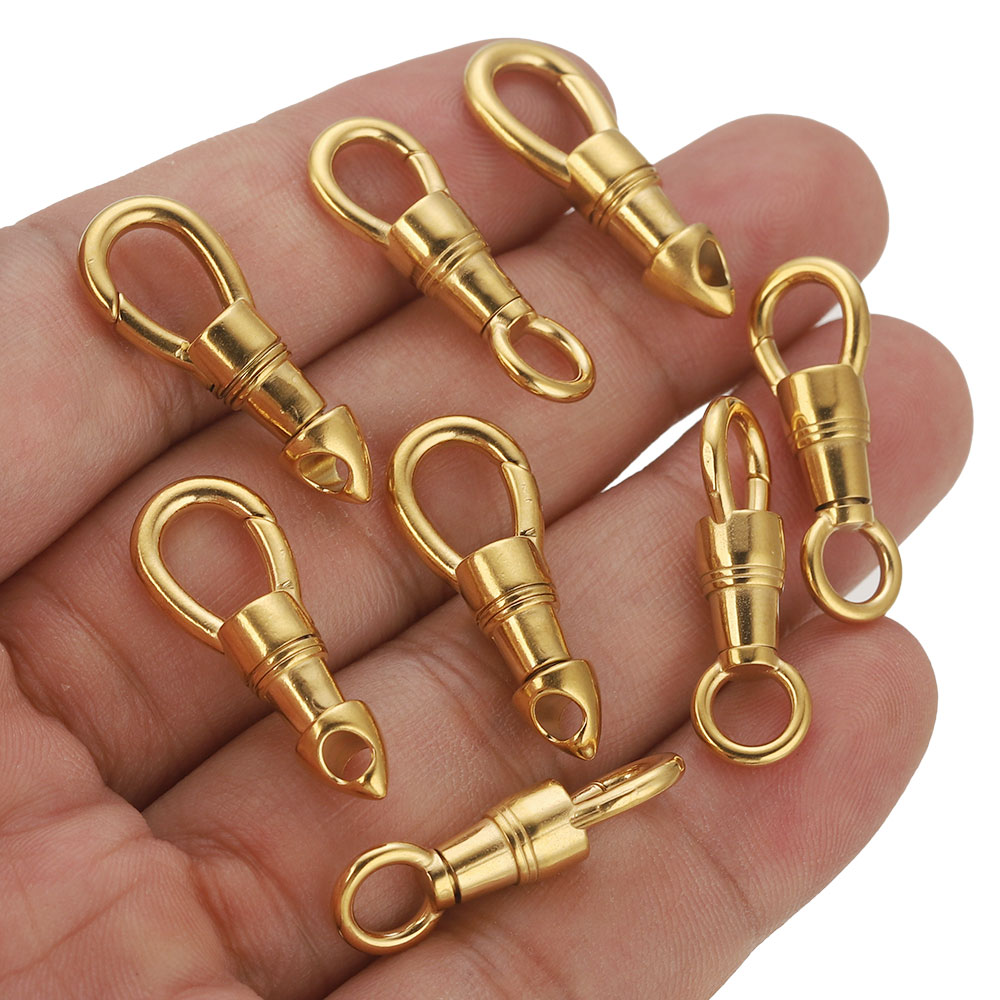 Lobster Clasp Silver - 2 stks/partij Rvs Tas Sleutelhanger Haak