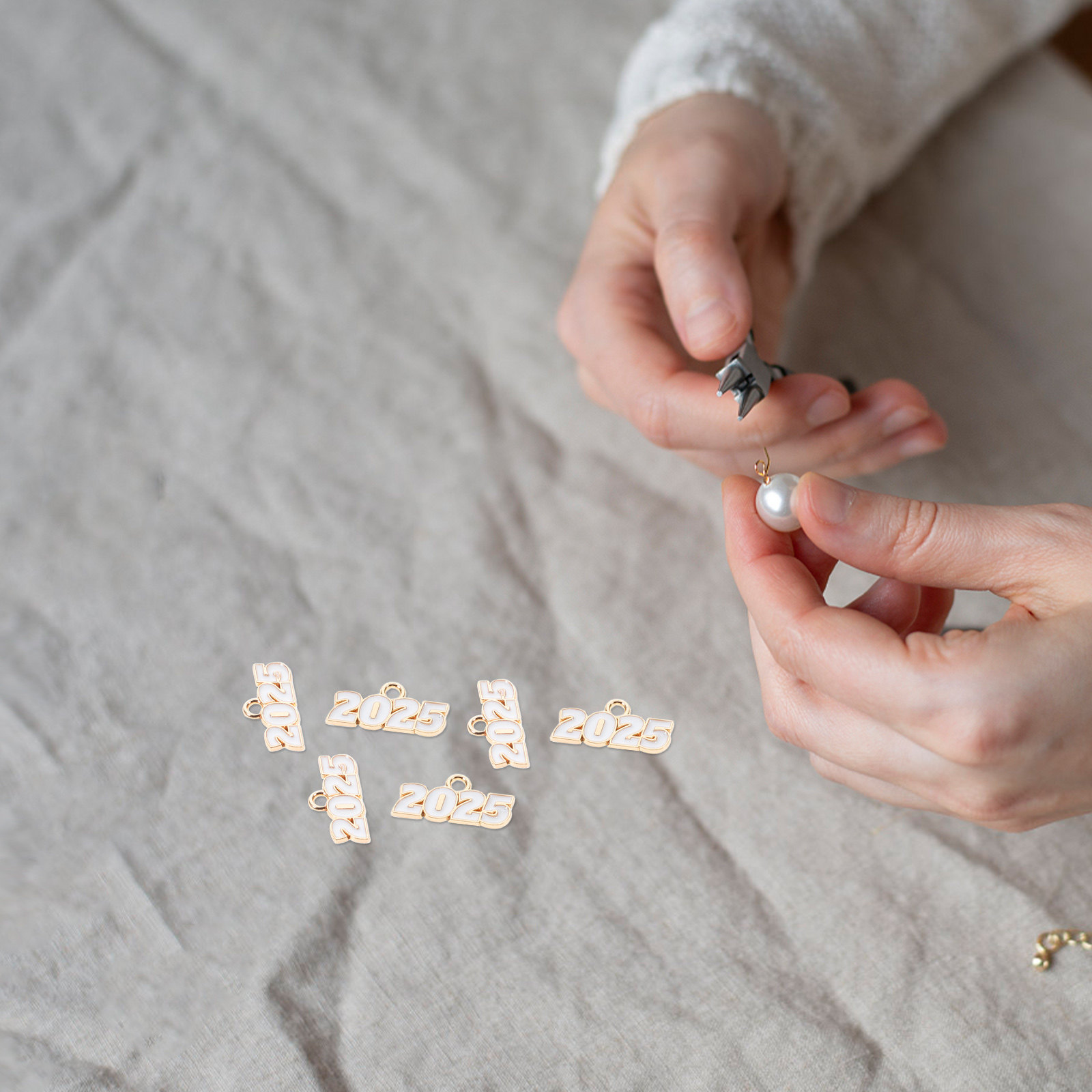 Jewelry Making Classes - 100 Stuks Legering Afstudeerjaar Charm Hangers