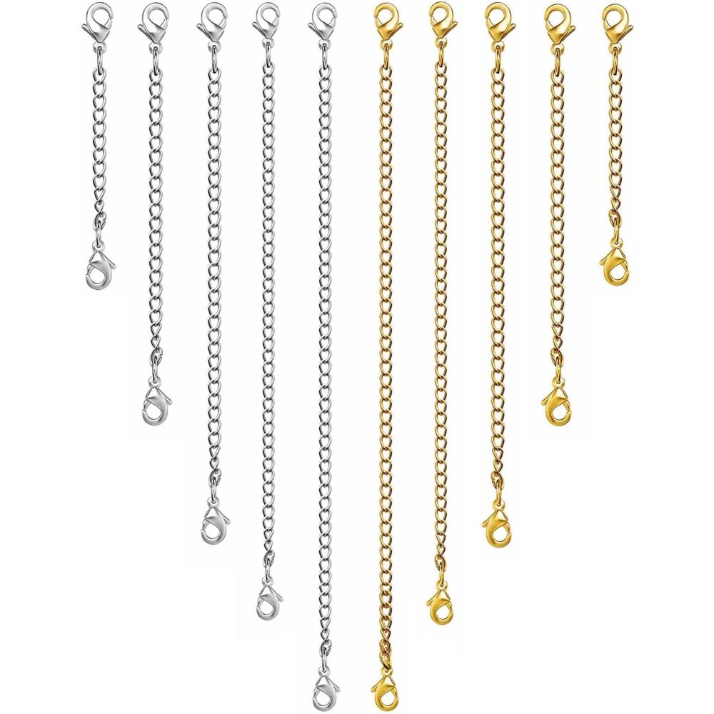 Jewelry Making Chain - 10 stuks kettingverlengstukken voor kettingen, armbanden,