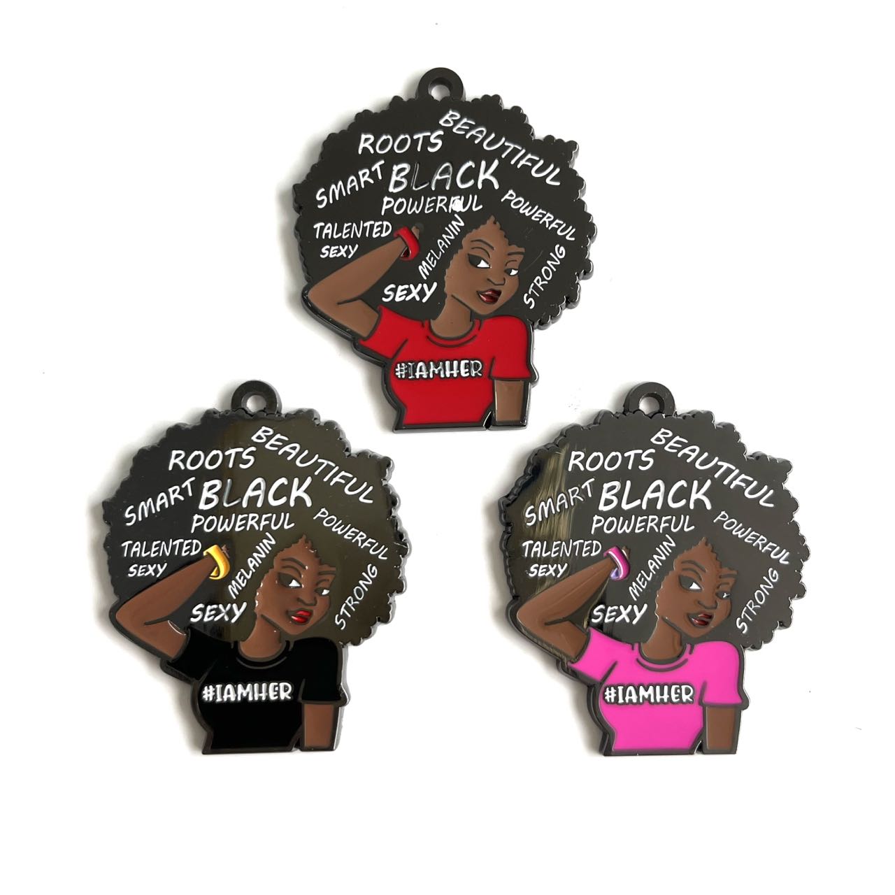 Jewelry Making History - 5 Stks/partij Afro-Amerikaanse Schoonheid Beste Wensen