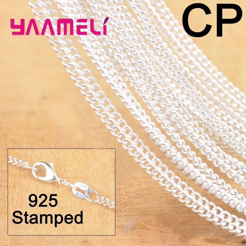 Lobster Clasp Silver - 10 STKS Hot Koop 18 Inch