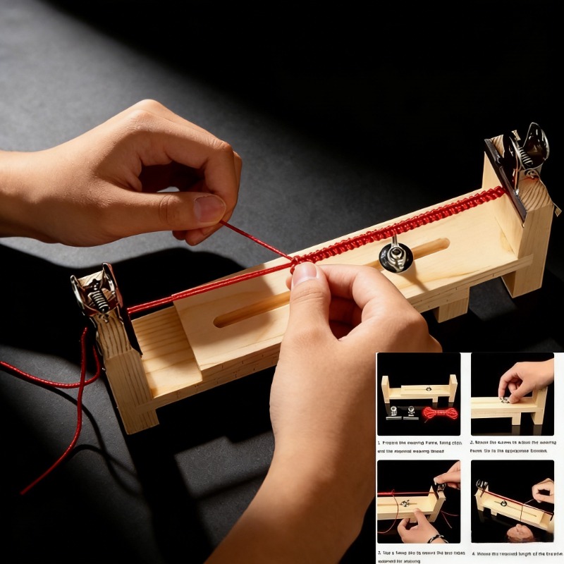 Jewelry Making Machine - Houten armbandweefgereedschap - Verstelbare frameplaat voor