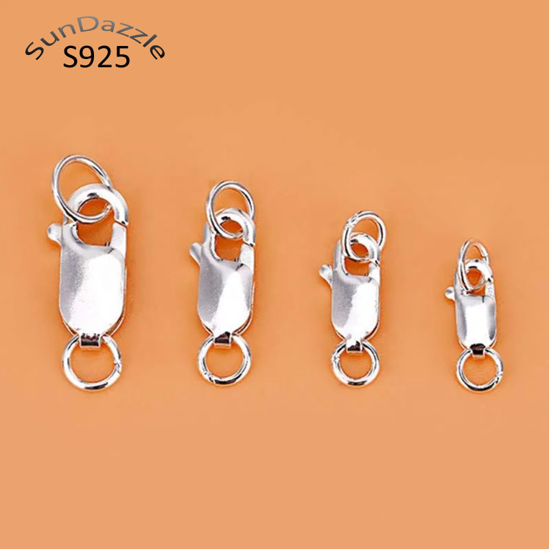 Lobster Clasp Silver - Echte, pure, massieve 925 sterling zilveren