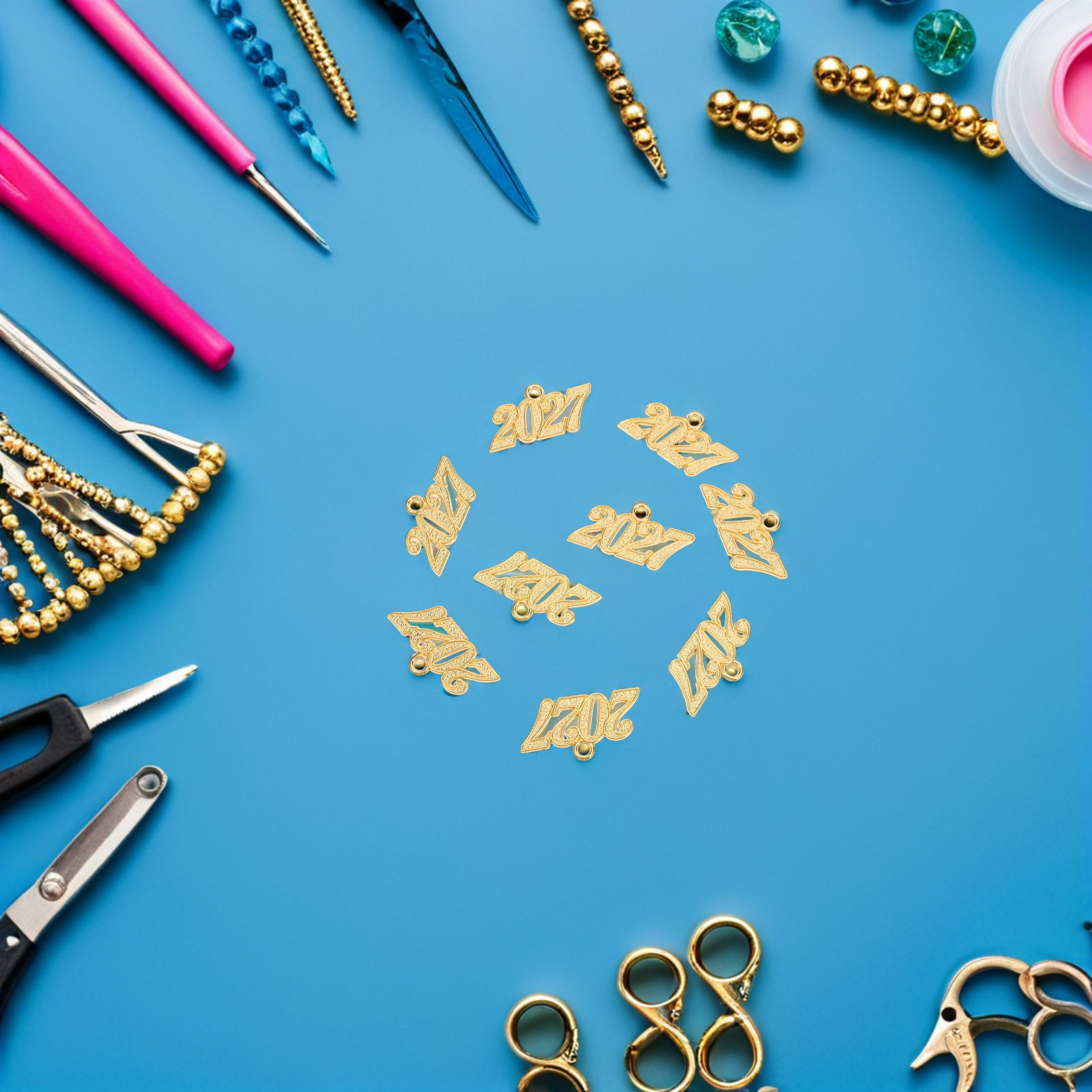 Jewelry Making Classes - 50 stuks 2027 Jaar Charme Afstudeerpet