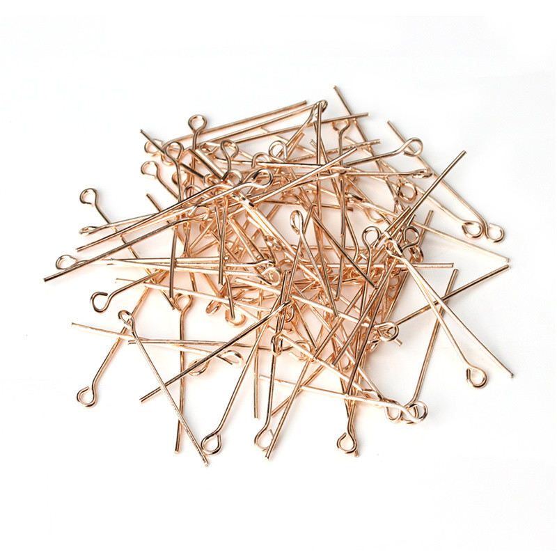 Jewelry Making Rivets - 200 stks/partij 50mm Rose Goud Kleur