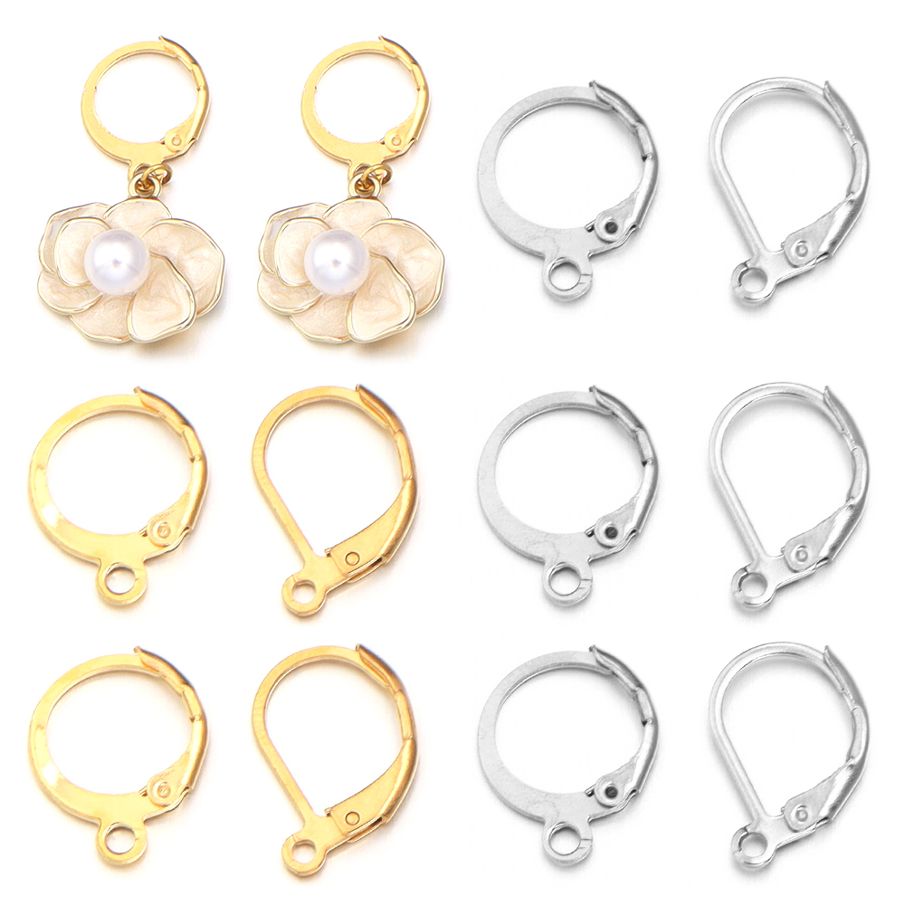 Jewelry Making Materials - 20 stks/partij Rvs Oorhaak Ronde Oorbel