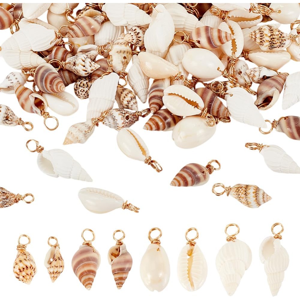 Jewelry Making Online - 100 stks 4 Stijlen Natuurlijke Shell