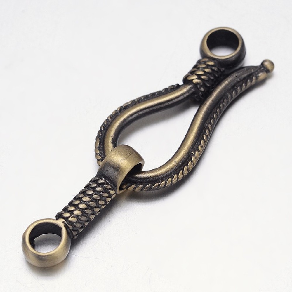Lobster Clasp Silver - Rekbeplating Messing Haak en S-Haak Sluitingen
