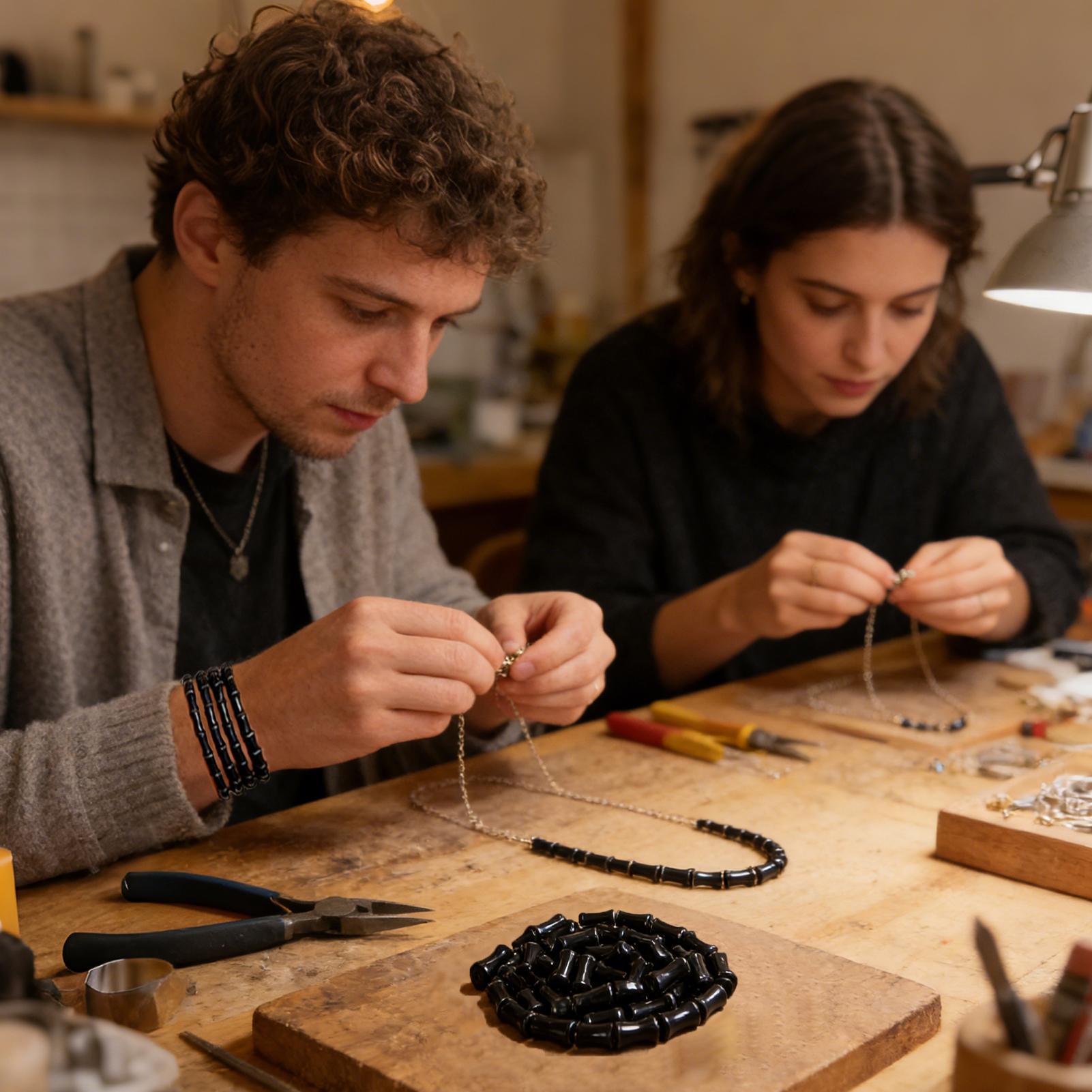 Jewelry Making Workshop For Kids - 50 stuks glazen kralen 8 mm