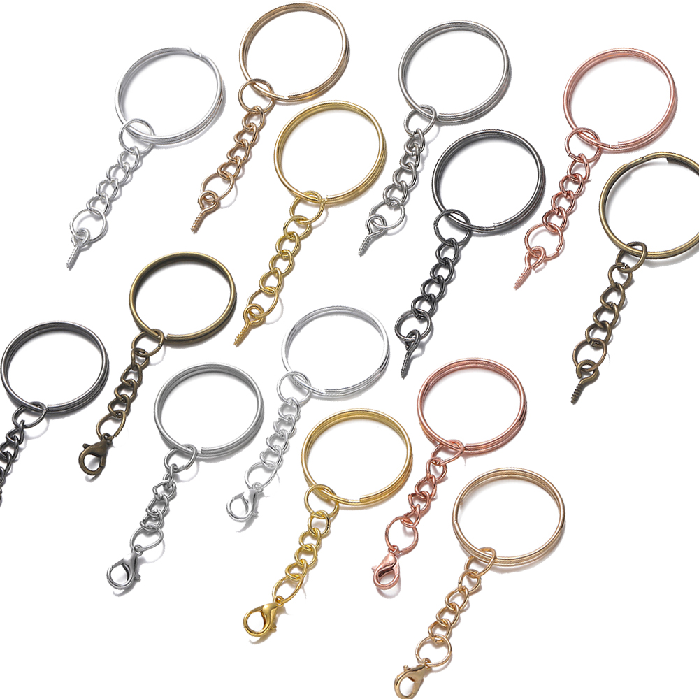 Jewelry Making Rivets - 10 stuks/verpakking 25mm schroefoog pin sleutelhanger