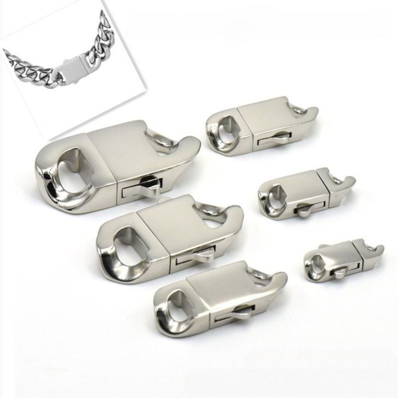 Jewelry Making Chain - RVS veerclip kreeftgesp Cubaanse schakelketting voor