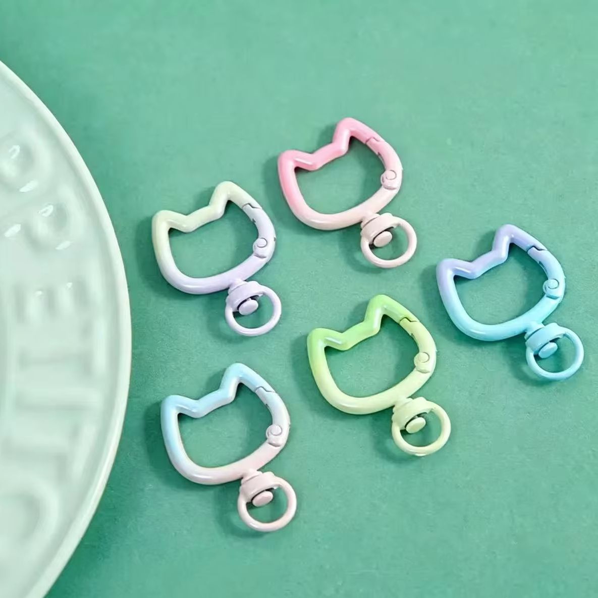 Jewelry Making Chain - 5-10PCS Gradiënt Leuke Kat Sluiting Openbare