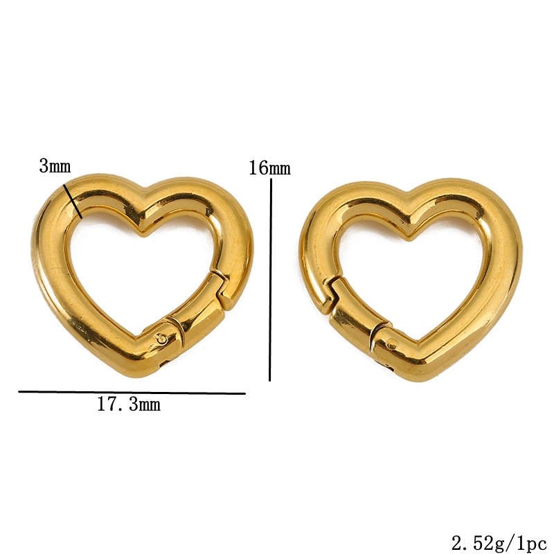 2 Stuks Rvs Sluitingen Hart Ro - Jewelry Making Rings recensie en prijs