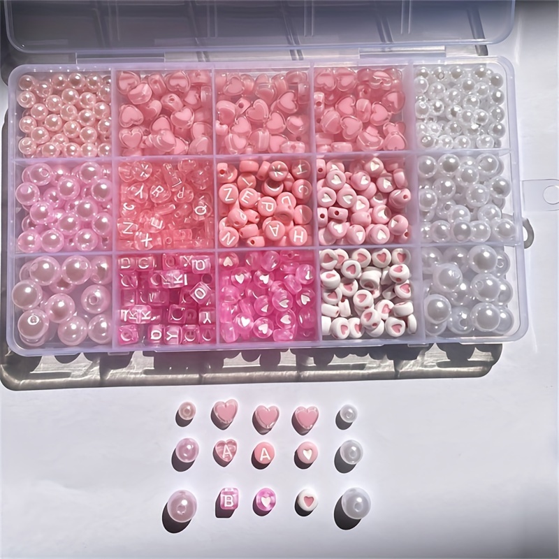 10-delige roze alfabetdoos, ac - Jewelry Making Online recensie en prijs