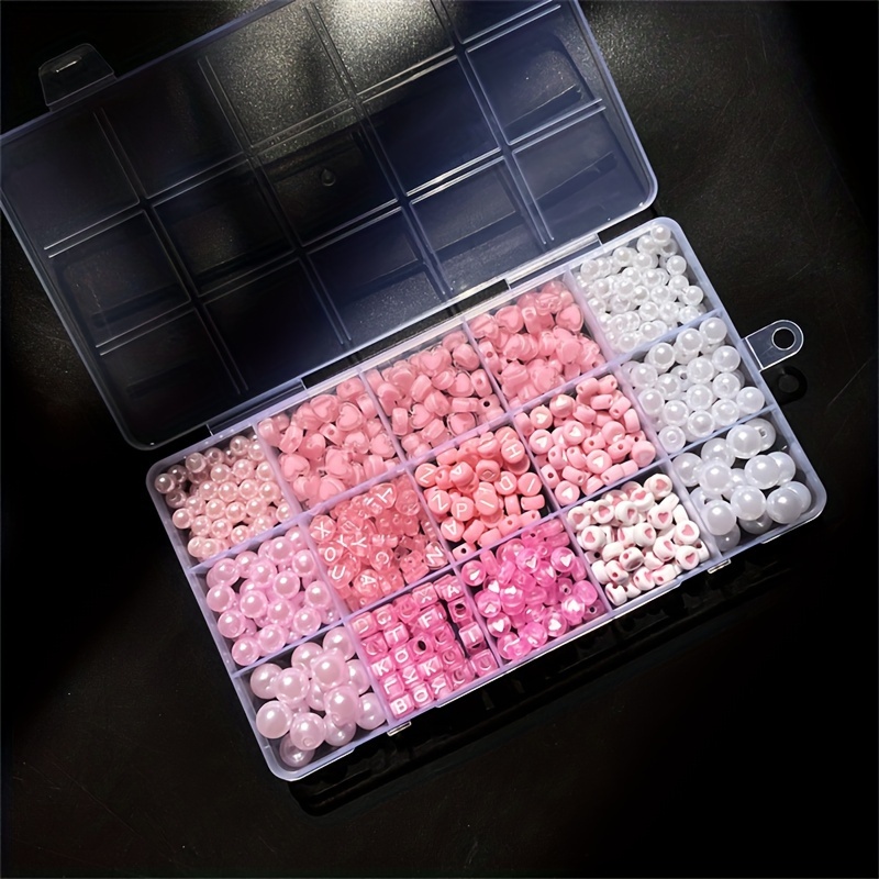 10-delige roze alfabetdoos, ac - Jewelry Making Online recensie en prijs