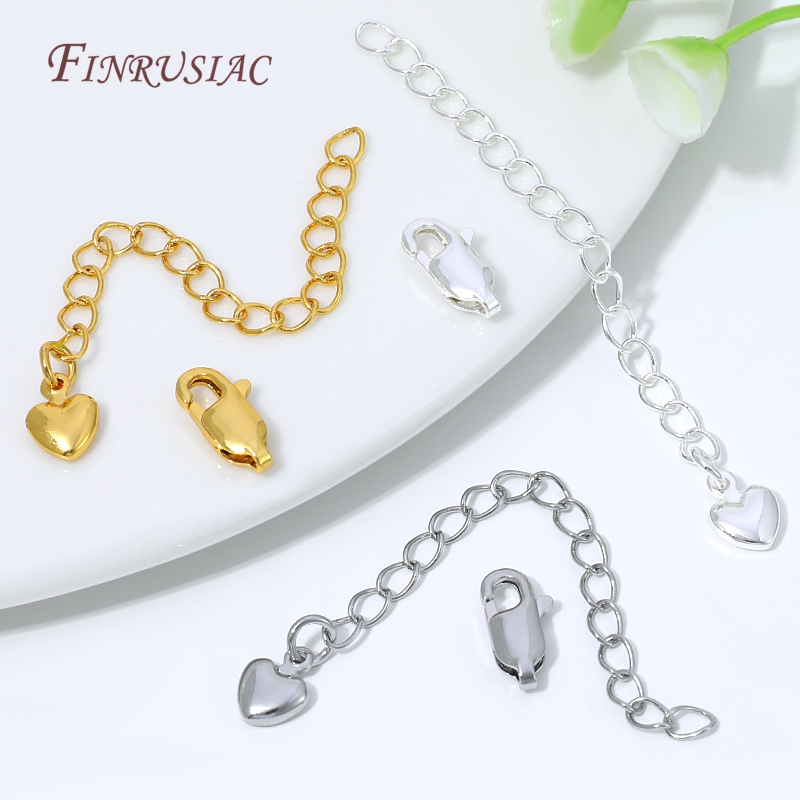18K goud verzilverde verlengke - Lobster Clasp Silver recensie en prijs