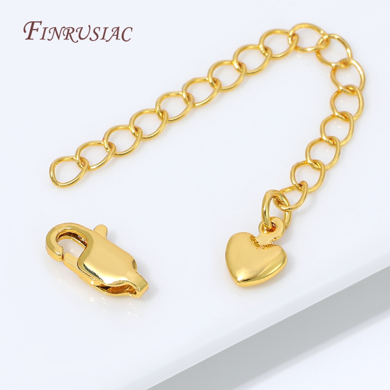 18K goud verzilverde verlengke - Lobster Clasp Silver recensie en prijs