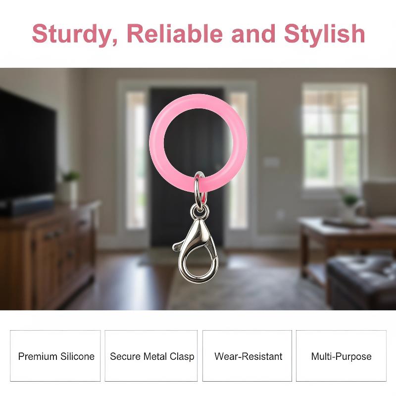 Siliconen paraplugreepringen,  - Lobster Clasp Silver recensie en prijs