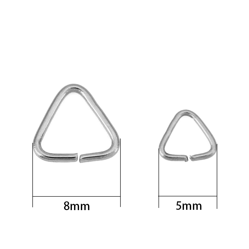 50 stuks 5mm 8mm RVS Driehoeki - Jewelry Making Looper Tool recensie en prijs