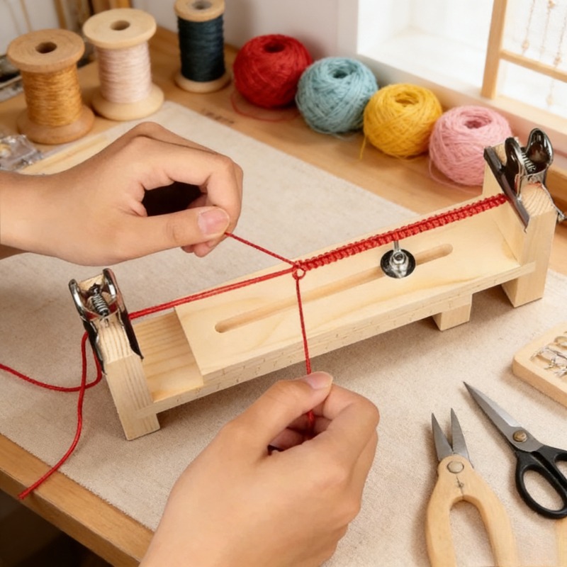 Houten armbandweefgereedschap  - Jewelry Making Machine recensie en prijs
