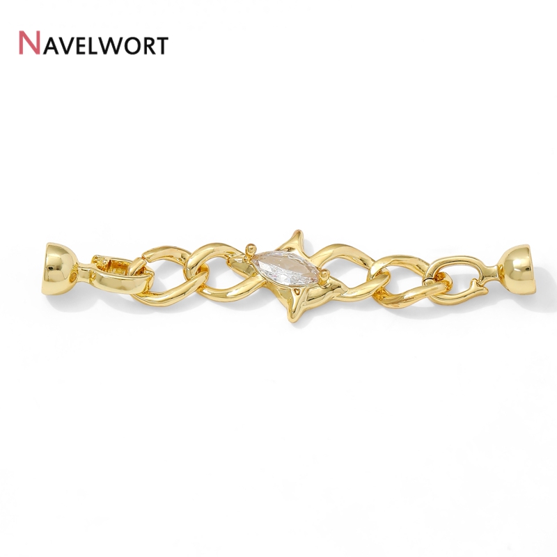14K Verguld Messing Zirkoon Co - Jewelry Making Chain recensie en prijs