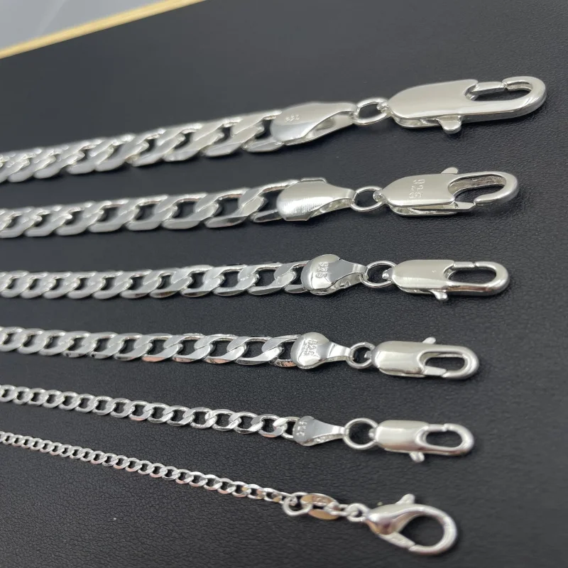 Heren 925 sterling zilveren ke - Lobster Clasp Silver recensie en prijs