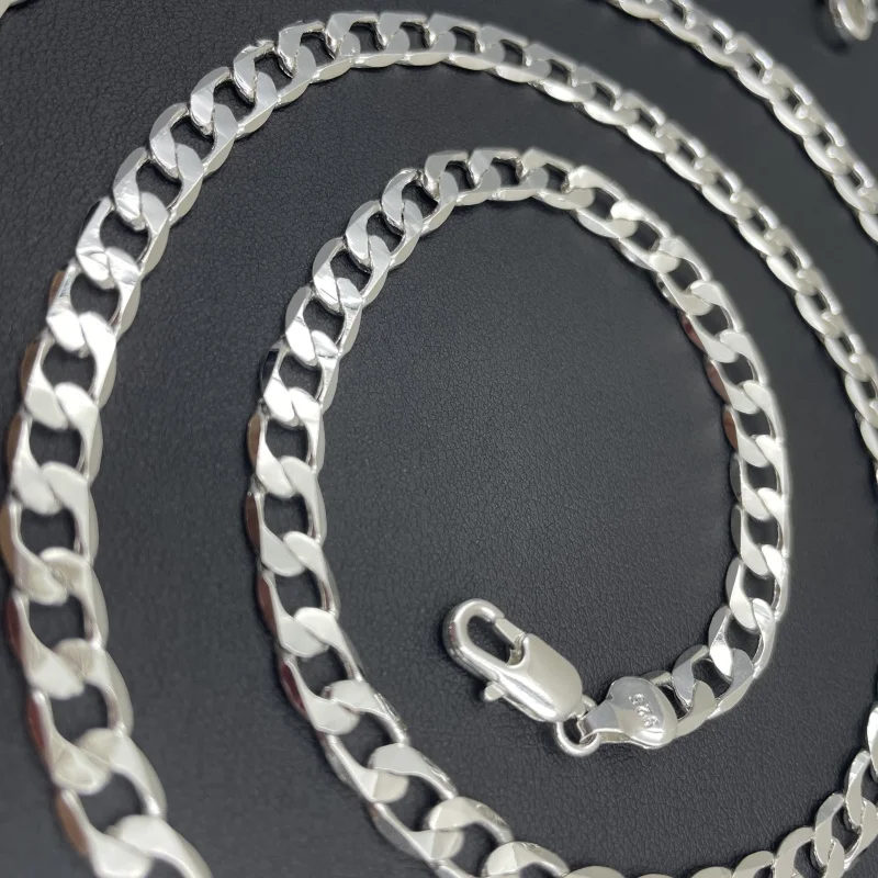 Heren 925 sterling zilveren ke - Lobster Clasp Silver recensie en prijs