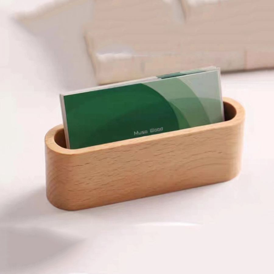 Houten visitekaartjeshouder No - Jewelry Making Business recensie en prijs