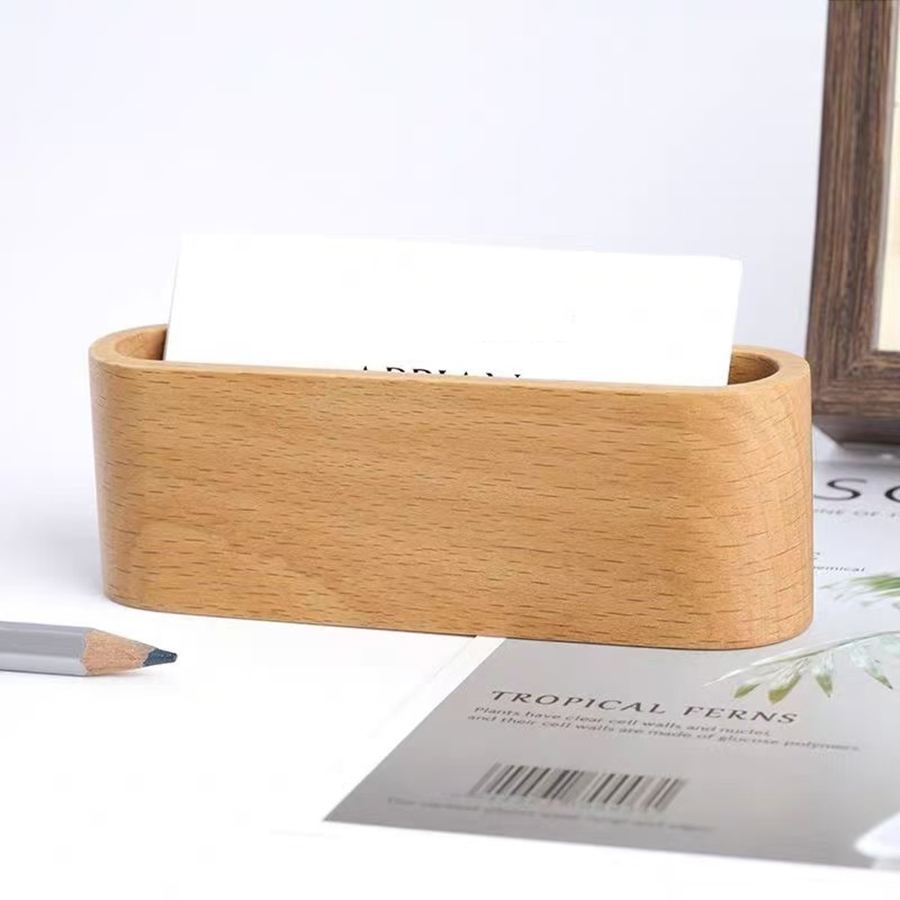 Houten visitekaartjeshouder No - Jewelry Making Business recensie en prijs