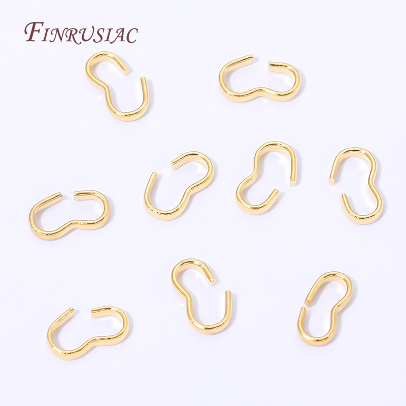 18K verguld open S-haak sluiti - Jewelry Making Rings recensie en prijs