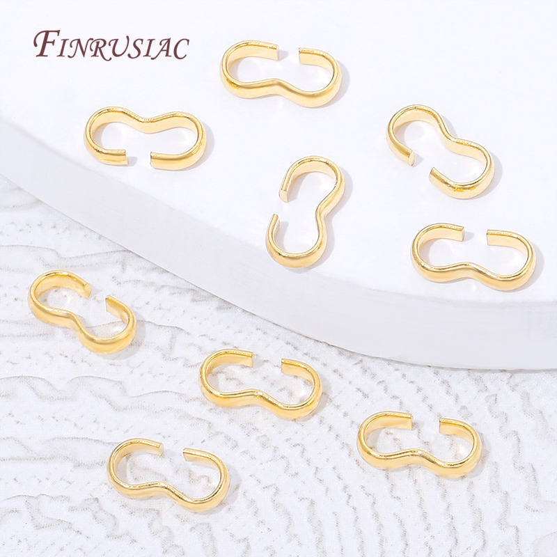 18K verguld open S-haak sluiti - Jewelry Making Rings recensie en prijs