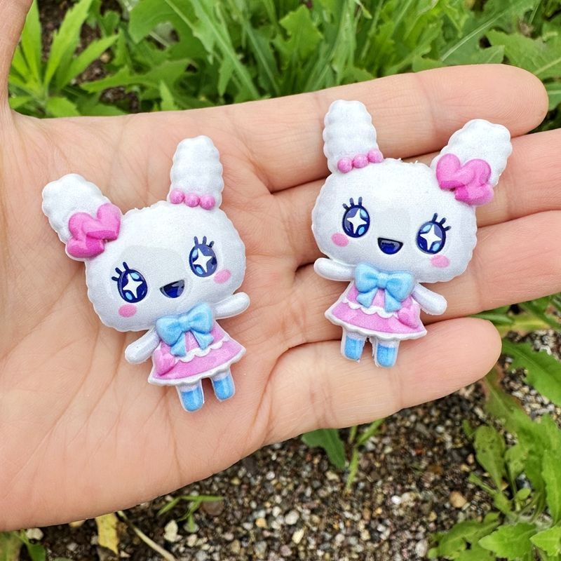 45mm Cartoon Tamagotchi dubbel - Jewelry Making Materials recensie en prijs