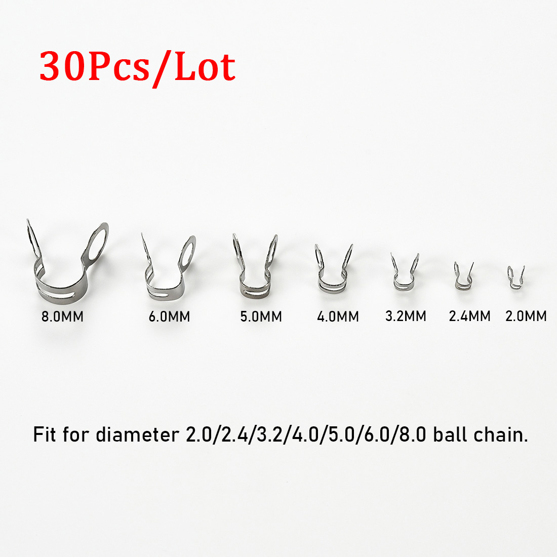 30 Stuks Rvs Ball Chain Connec - Jewelry Making Chain recensie en prijs