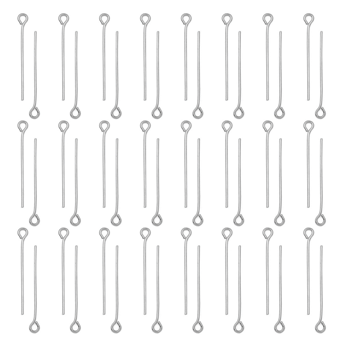 100 stuks/verpakking RVS oogsp - Jewelry Making Rivets recensie en prijs
