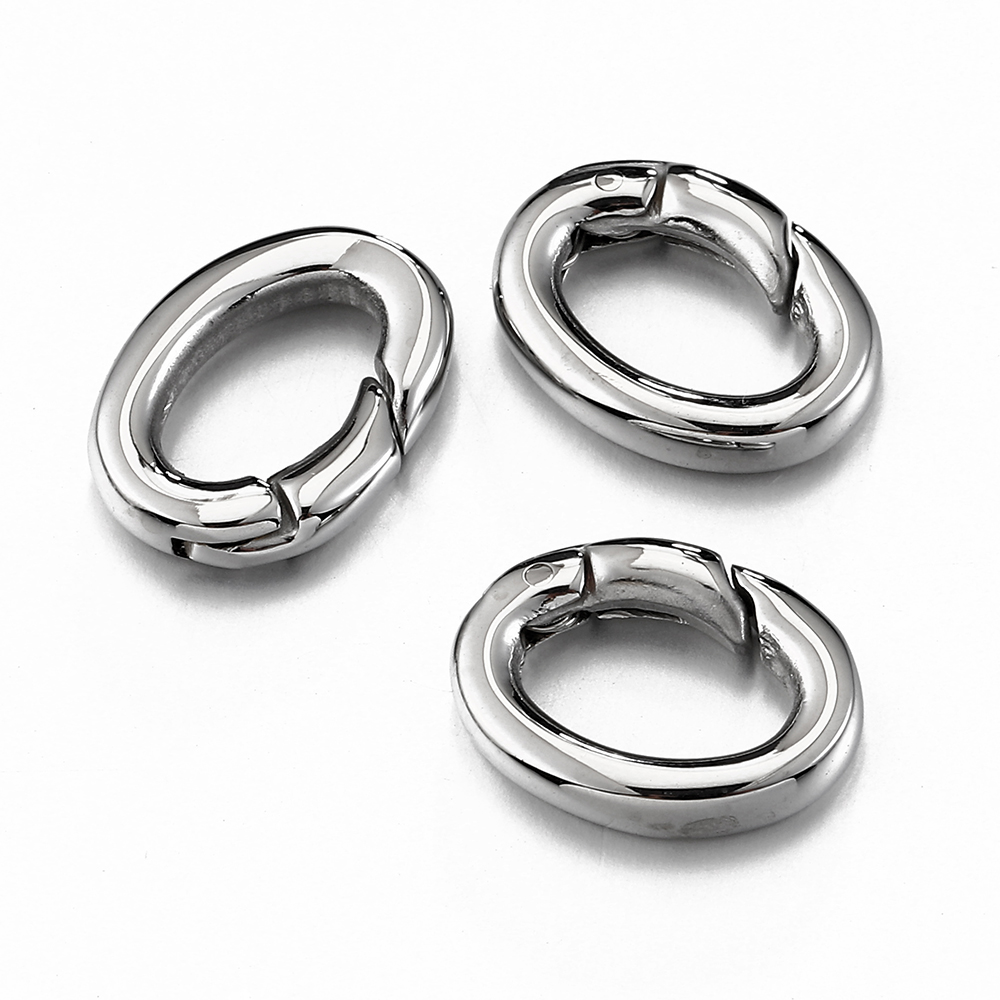 2Pcs/1Pc Rvs Lente Karabijn Ov - Jewelry Making Rings recensie en prijs
