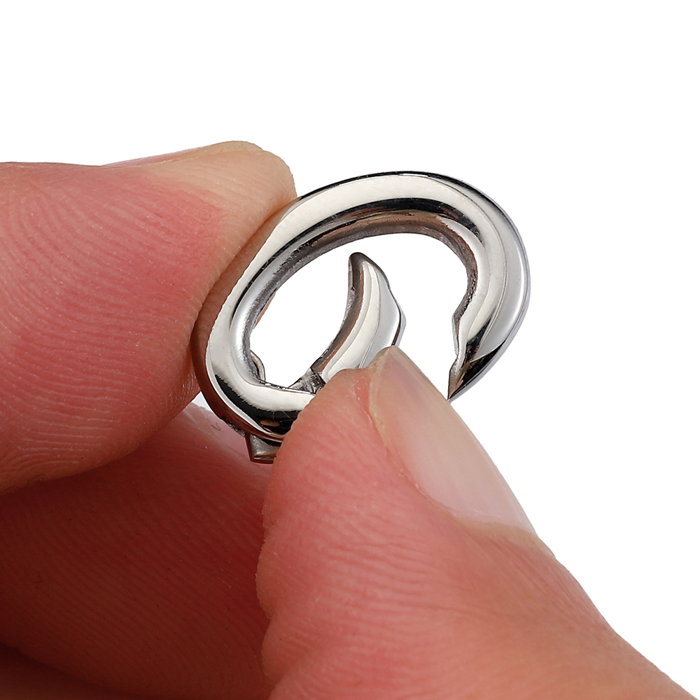 2Pcs/1Pc Rvs Lente Karabijn Ov - Jewelry Making Rings recensie en prijs