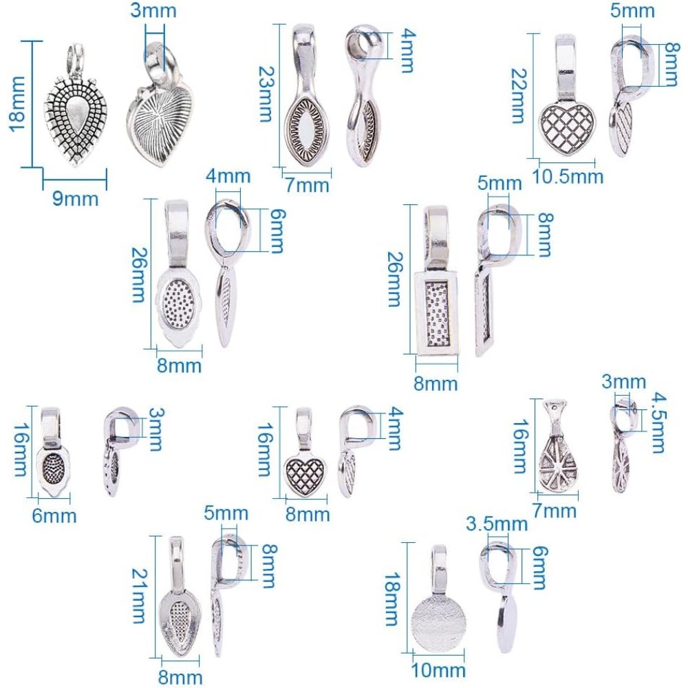 200 stuks 10-stijl Tibetaans z - Jewelry Making Silver recensie en prijs