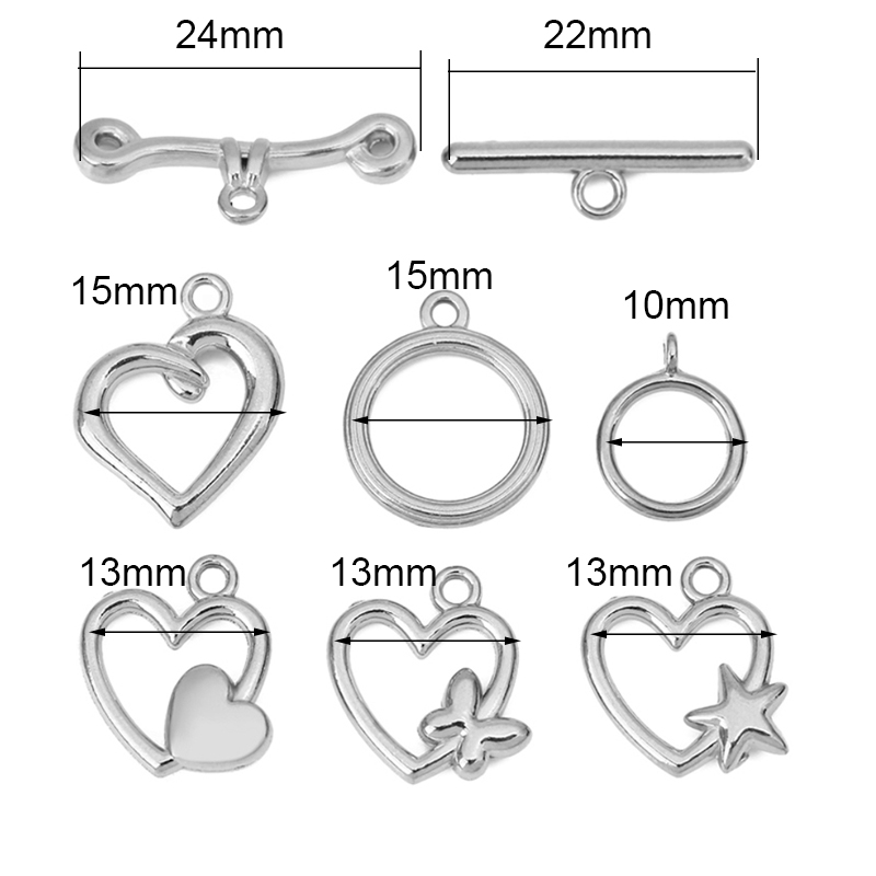 5 sets PVD Never Fade roestvri - Jewelry Making Materials recensie en prijs