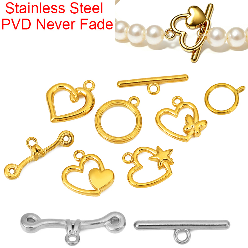 5 sets PVD Never Fade roestvri - Jewelry Making Materials recensie en prijs