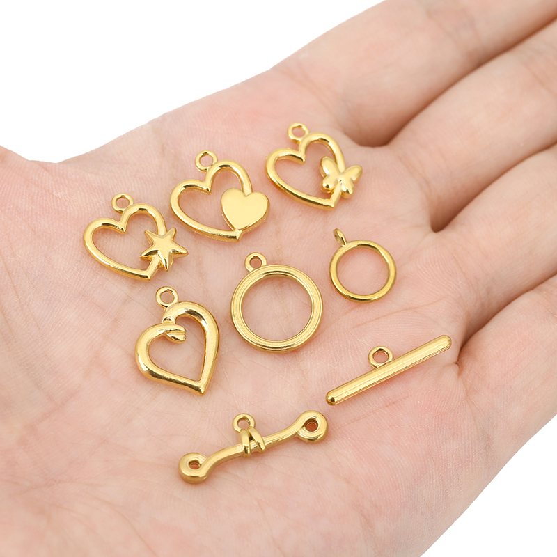 5 sets PVD Never Fade roestvri - Jewelry Making Materials recensie en prijs