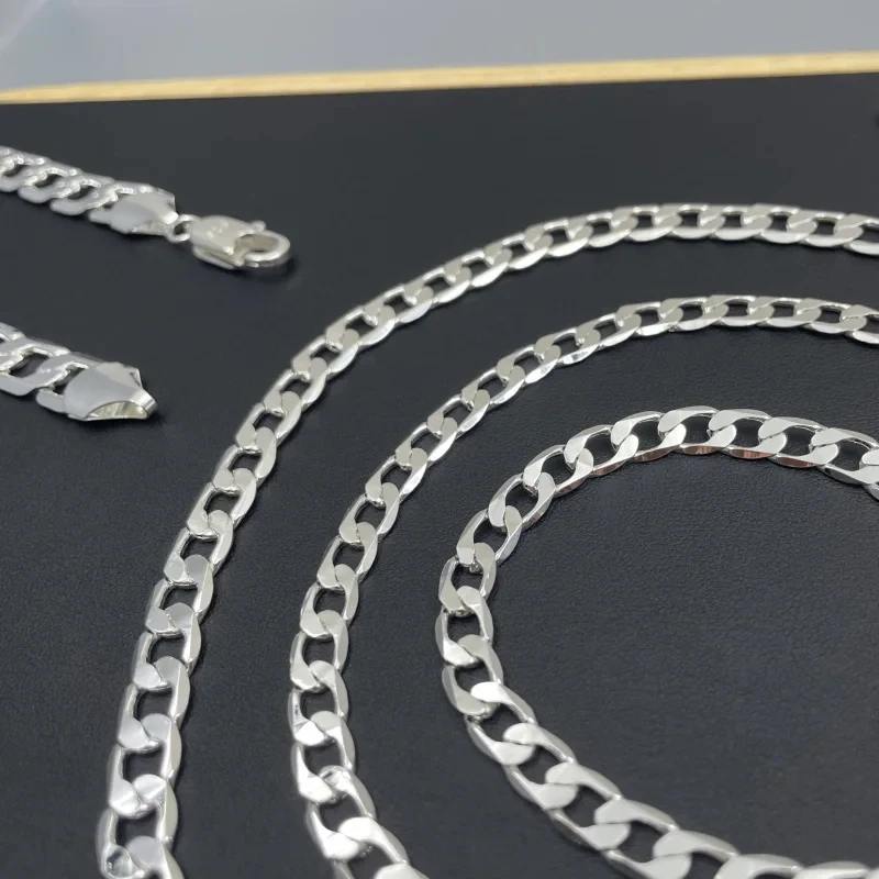 Heren 925 sterling zilveren ke - Lobster Clasp Silver recensie en prijs