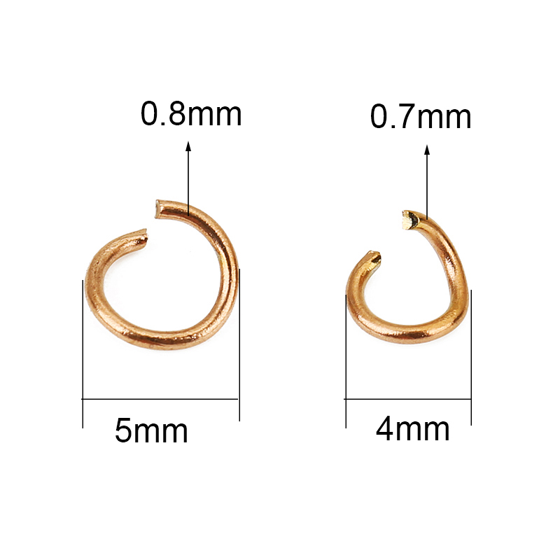 100 stuks rosé gouden geplatee - Jewelry Making Looper Tool recensie en prijs