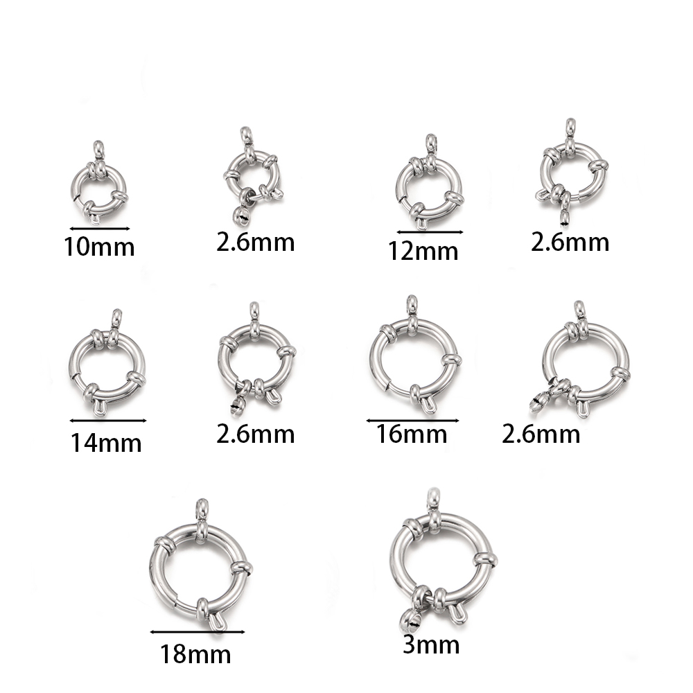 2 stuks roestvrijstalen ronde  - Jewelry Making Materials recensie en prijs