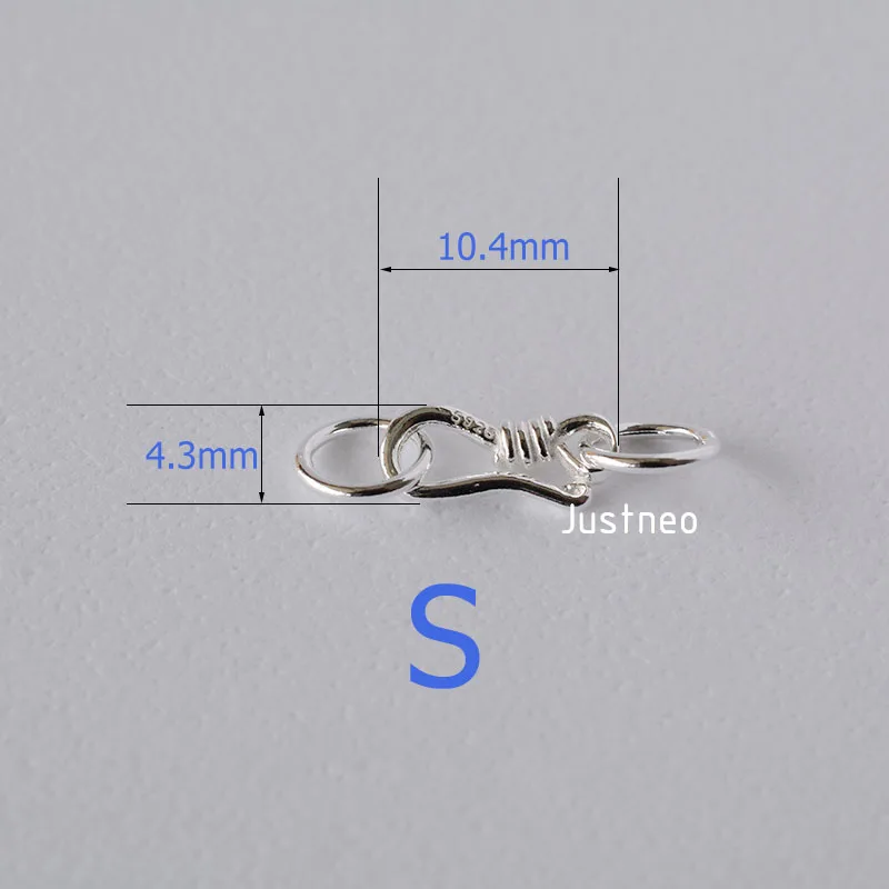 Sterling zilveren S haak- en o - Jewelry Making Silver recensie en prijs