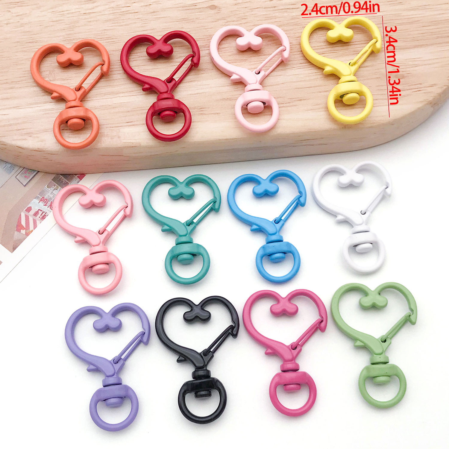 20 stuks 24x34mm verfkleurde h - Jewelry Making Chain recensie en prijs