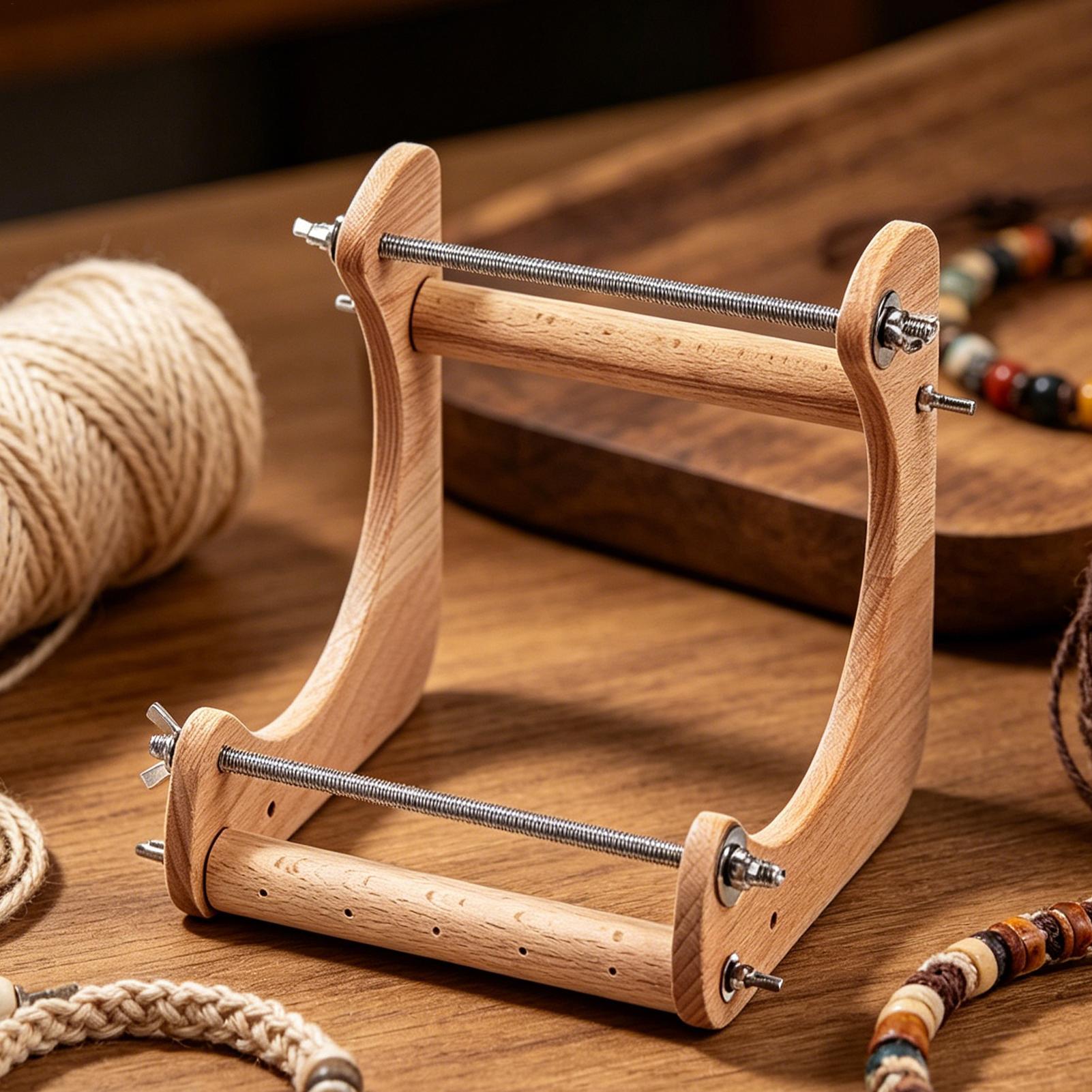 1 stuk houten kralenweefraam,  - Jewelry Making Machine recensie en prijs